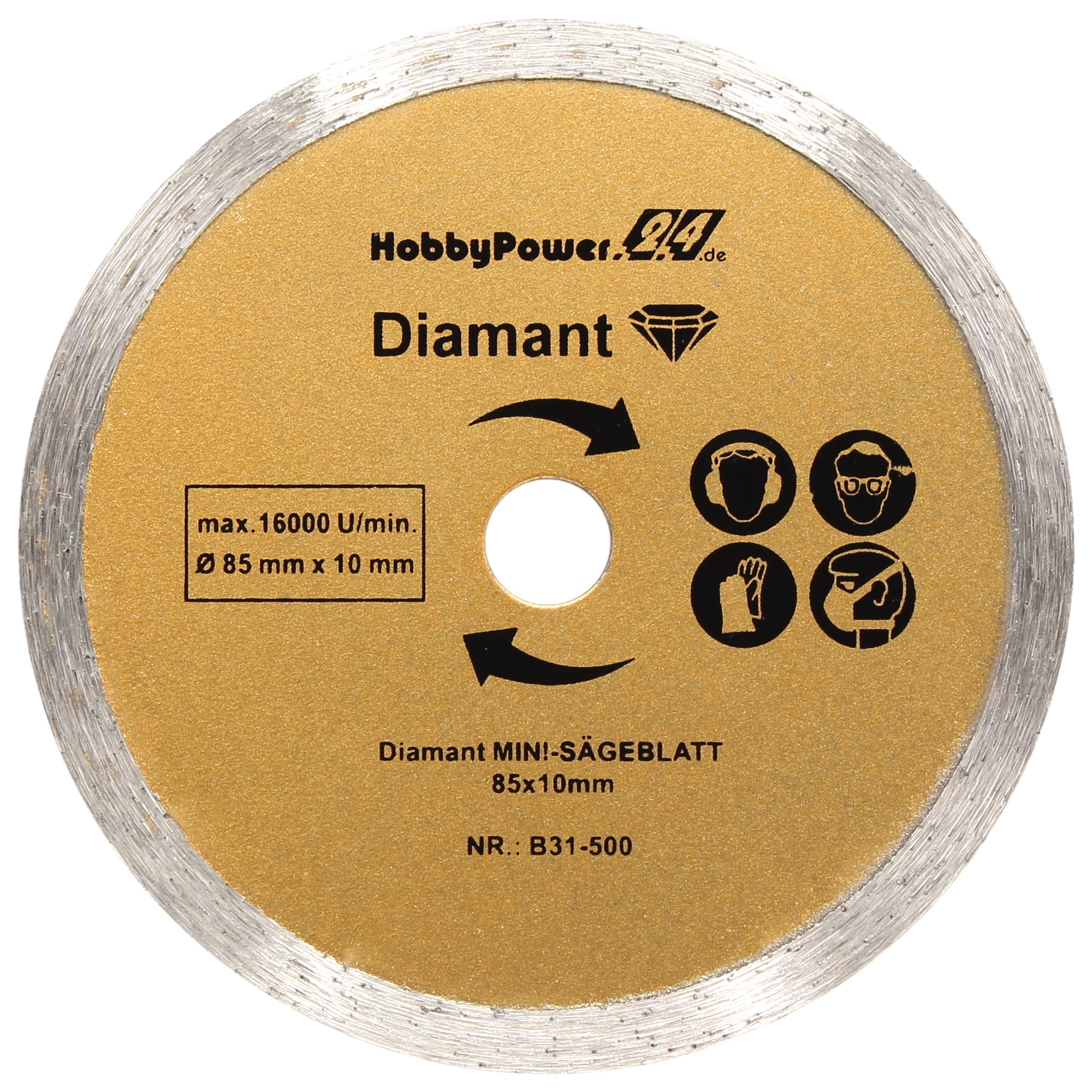 3x Sägeblatt Diamanttrennscheiben Diamantscheiben 85mm für Stein Fliesen Keramik
