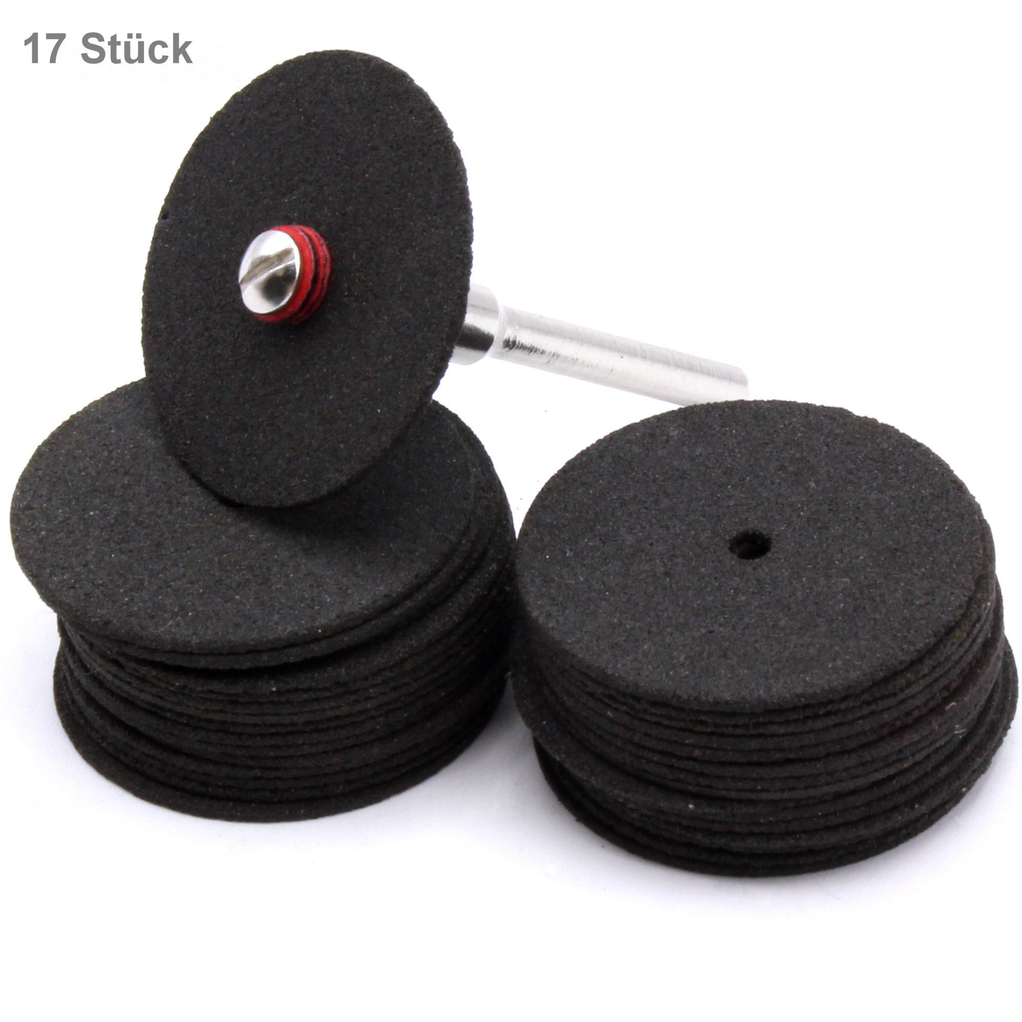 10x Stück Trennscheiben mit 1x Spanndorn 32 x 1mm für Dremel Proxxon Zubehör D40