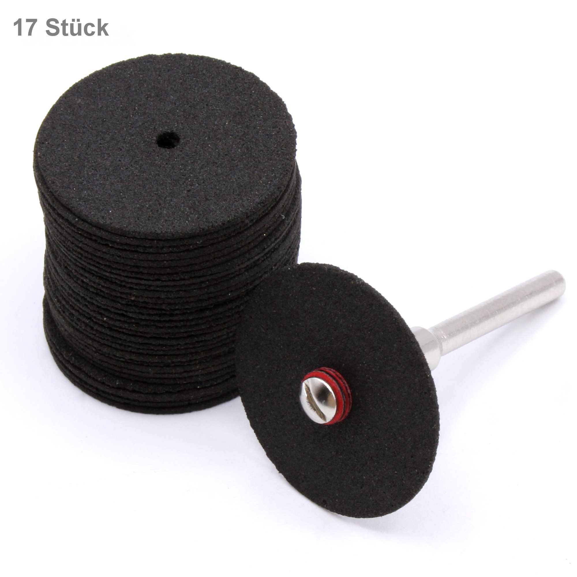 10x Stück Trennscheiben mit 1x Spanndorn 32 x 1mm für Dremel Proxxon Zubehör D40